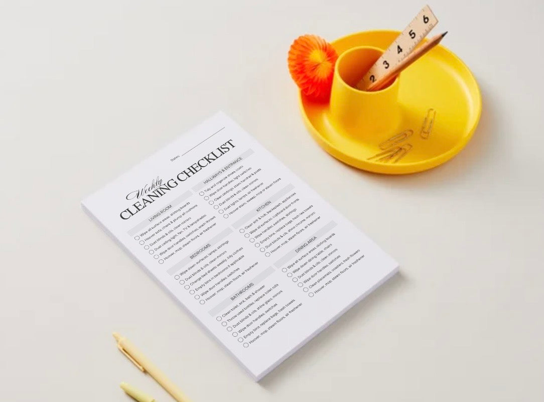 Cleaning Checklist Weekly PDF